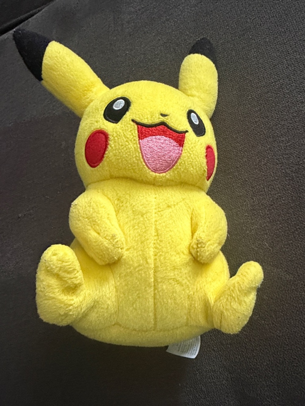 Pokemon Plush Pikachu - Yellow with Red Cheeks and Black Ear Tips